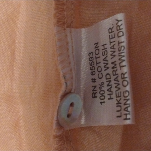 Sundance JP & Mattie Beige Lace Button-Up Blouse - Picture 3 of 5